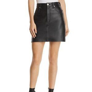 RAG & BONE | 100% Lamb Leather Mini Skirt